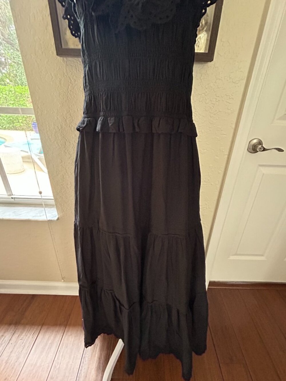 Madewell Madilynn Ruffle Neck Lucie Dress - Picture 6 of 9
